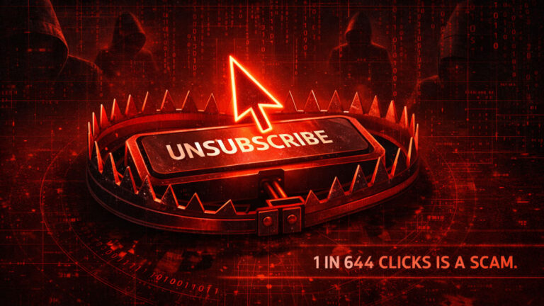 The unsubscribe trap: Why that one click makes you a bigger target