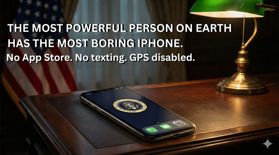 What phone does the president use? The answer will make you appreciate yours