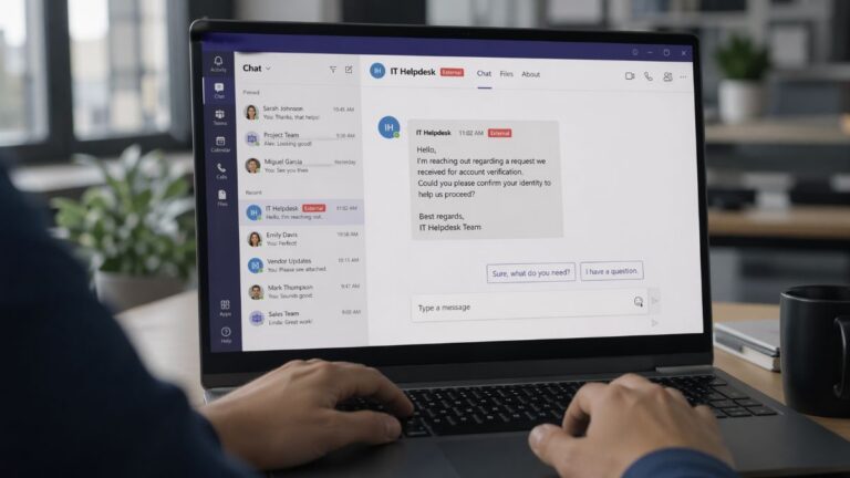 Microsoft warns: That ‘IT guy’ messaging you on Teams could be a hacker