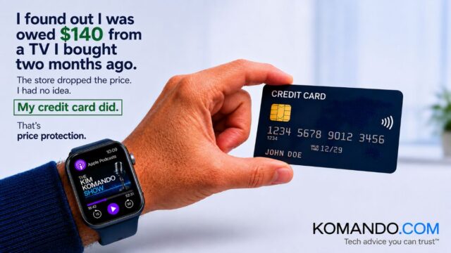 Your credit card will refund a price drop, but you have to ask