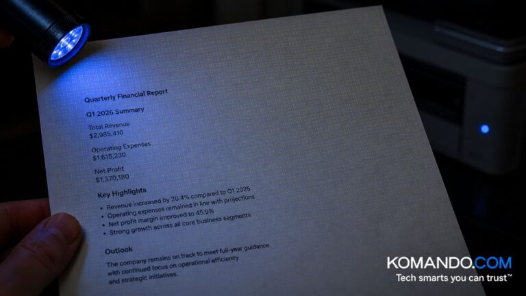 Every color laser printer in America secretly encodes your identity on every page you print. Here’s what those dots say.