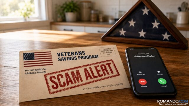 Scammers are mailing fake VA benefit postcards to veterans across the country