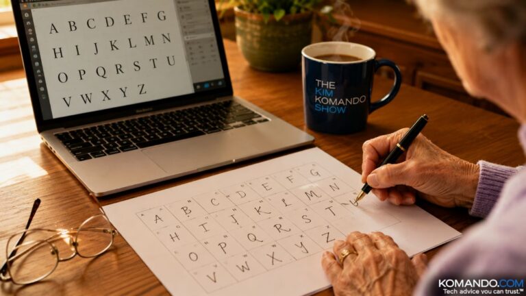 Free tool turns a page of handwriting into a font you can type with
