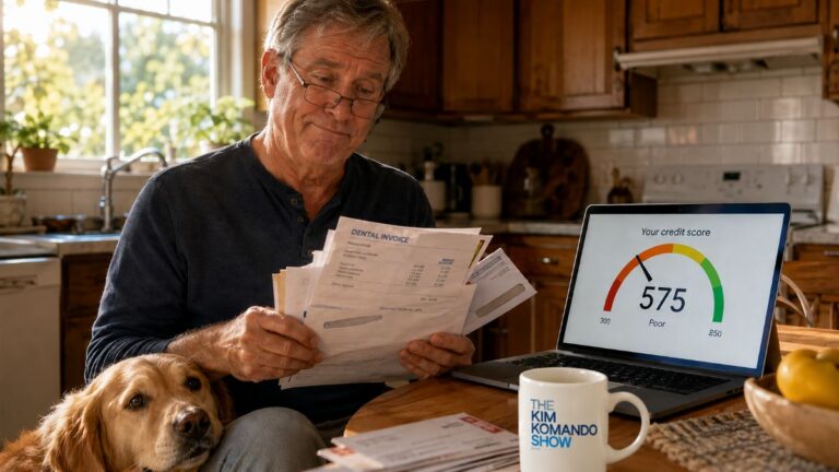 My husband’s credit score fell from 810 to 575 overnight. A week later, the dentures bill arrived.