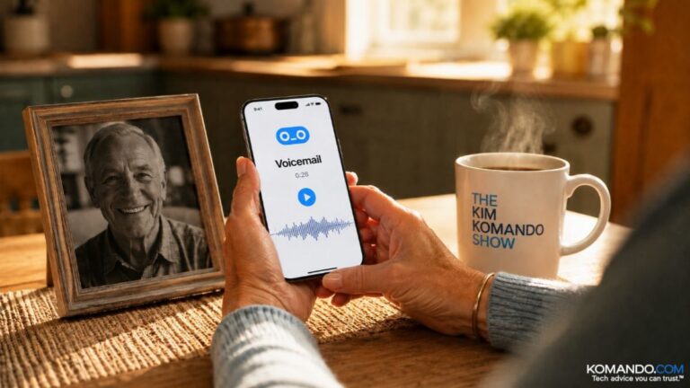 Your carrier deletes voicemails automatically. Save the ones that matter tonight.