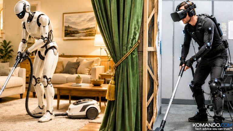 That ‘AI’ robot butler? Sometimes it’s a guy in a VR headset watching your kitchen. Here’s what the contracts really say.