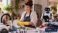 Robotics companies pay people to film themselves doing dishes and chores
