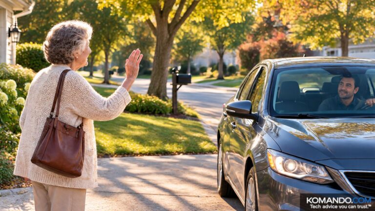 A dozen of you asked me this in one week. No, your mother does not need a self-driving car. Nobody sells one anyway.