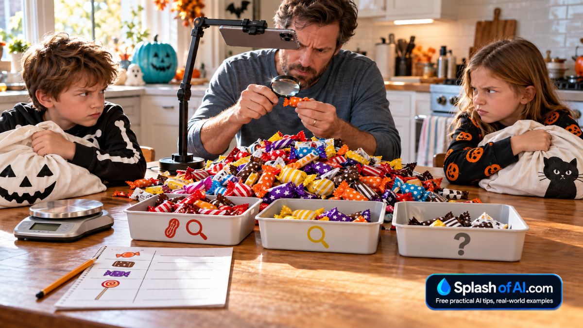 AI sorts your kids’ Halloween candy by allergy risk in minutes