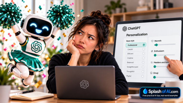 🎚️ These settings make ChatGPT stop sounding like a cheerleader