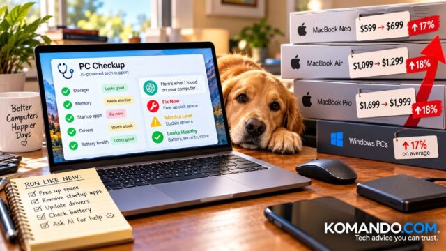 New Macs and PCs cost up to 18% more, thanks to AI. Before you pay up, let your favorite chatbot give the computer you own a free checkup.