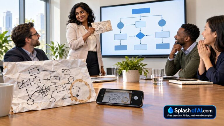 Turns a Napkin Doodle Into a Boardroom-Ready Flowchart in Seconds